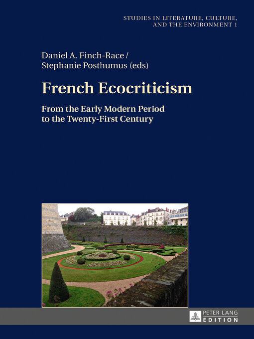 Title details for French Ecocriticism by Gabriele Dürbeck - Available